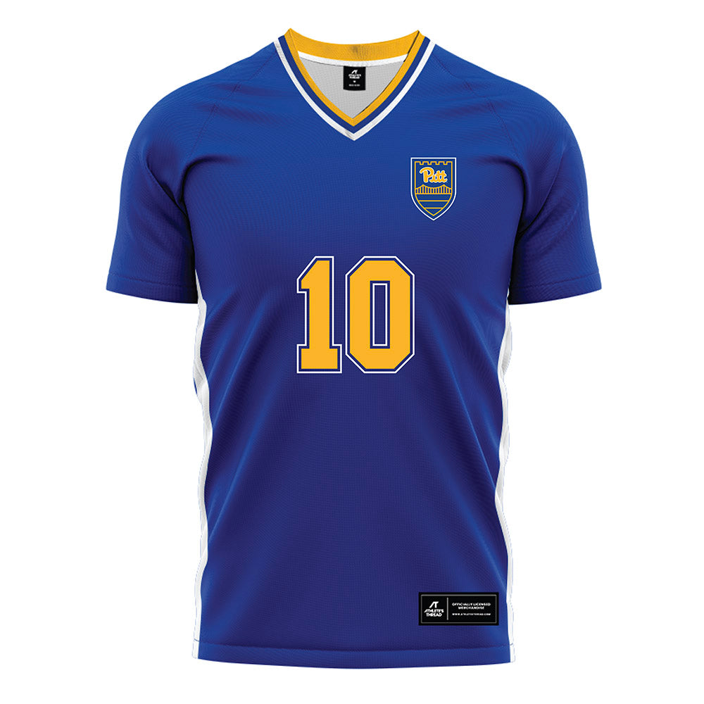 Pittsburgh - NCAA Women's Soccer : Weslee Istone-Haupt - Blue Soccer Jersey-0