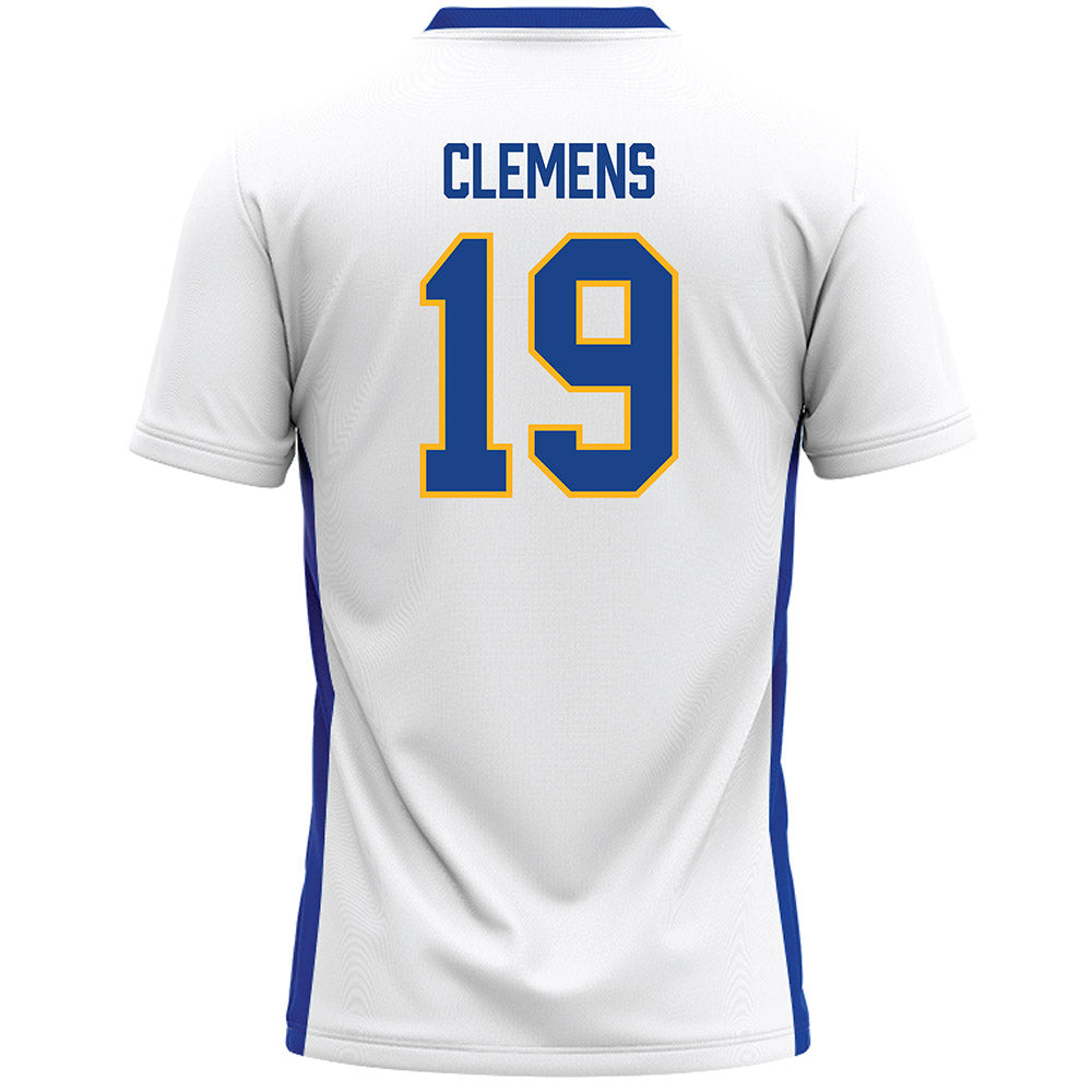 Pittsburgh - NCAA Women's Lacrosse : Emily Clemens - White Lacrosse Jersey -1