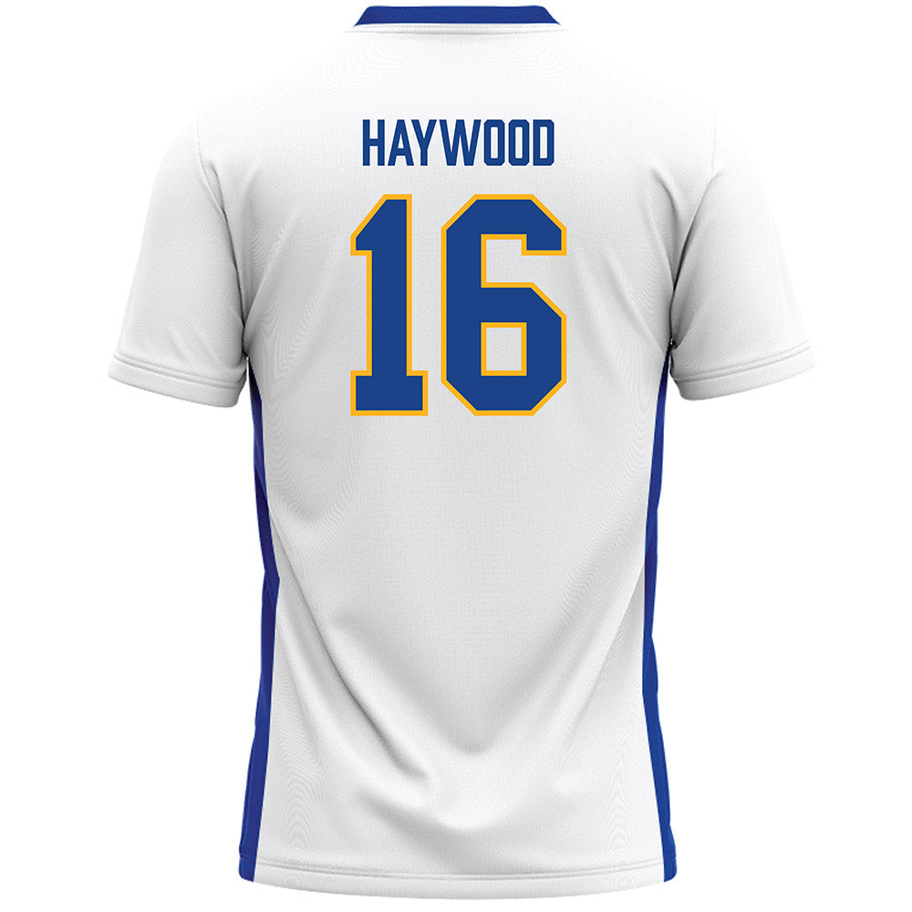 Pittsburgh - NCAA Women's Lacrosse : Amelia Haywood - White Lacrosse Jersey -1