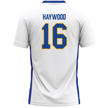 Pittsburgh - NCAA Women's Lacrosse : Amelia Haywood - White Lacrosse Jersey -1