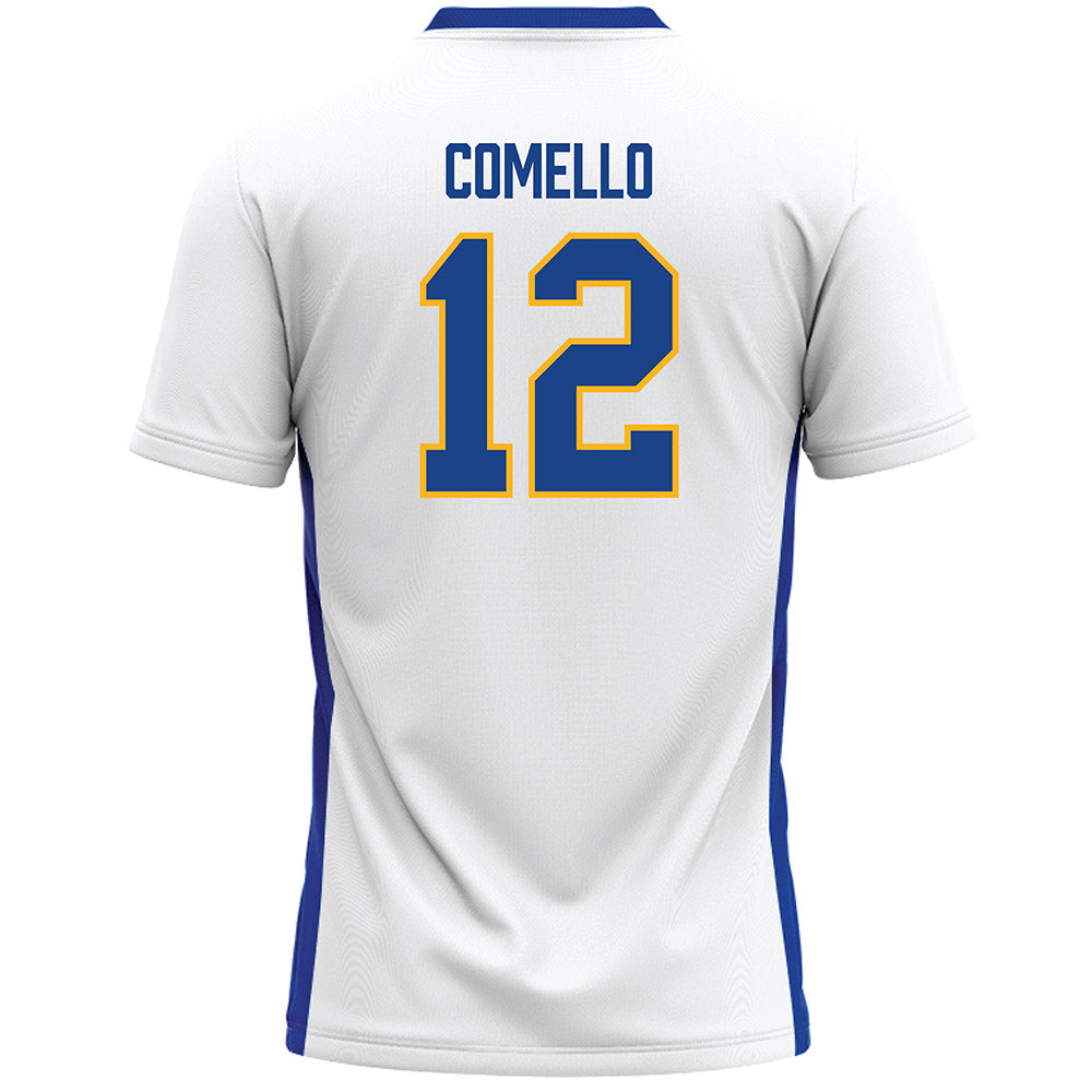 Pittsburgh - NCAA Women's Lacrosse : Lilly Comello - White Lacrosse Jersey -1