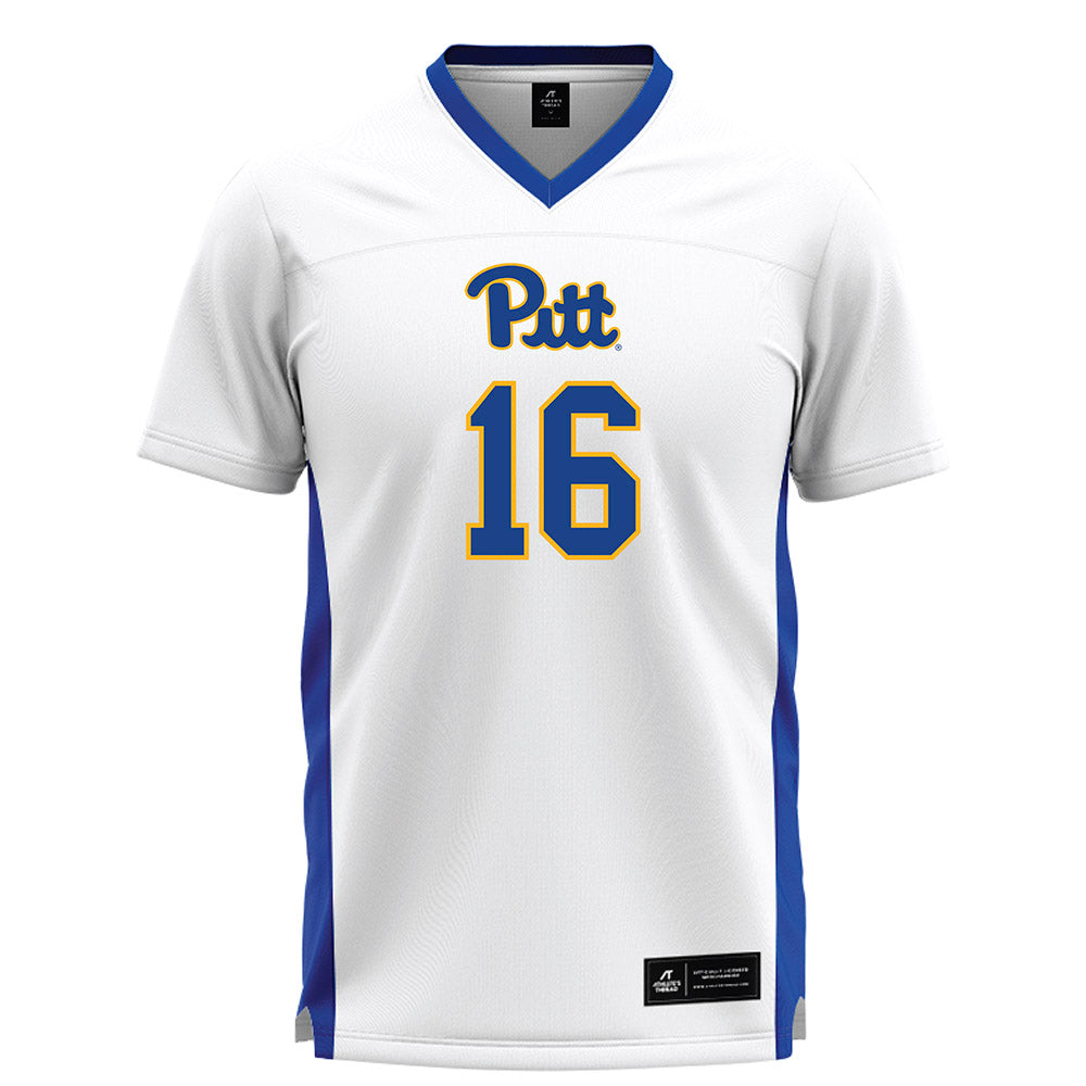 Pittsburgh - NCAA Women's Lacrosse : Amelia Haywood - White Lacrosse Jersey -0