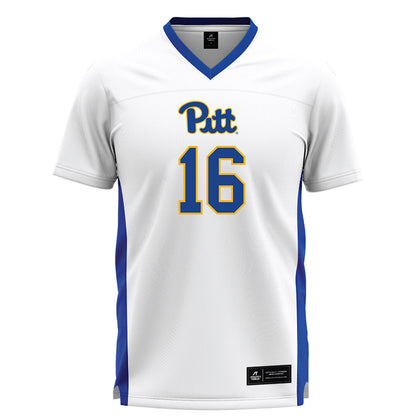 Pittsburgh - NCAA Women's Lacrosse : Amelia Haywood - White Lacrosse Jersey -0