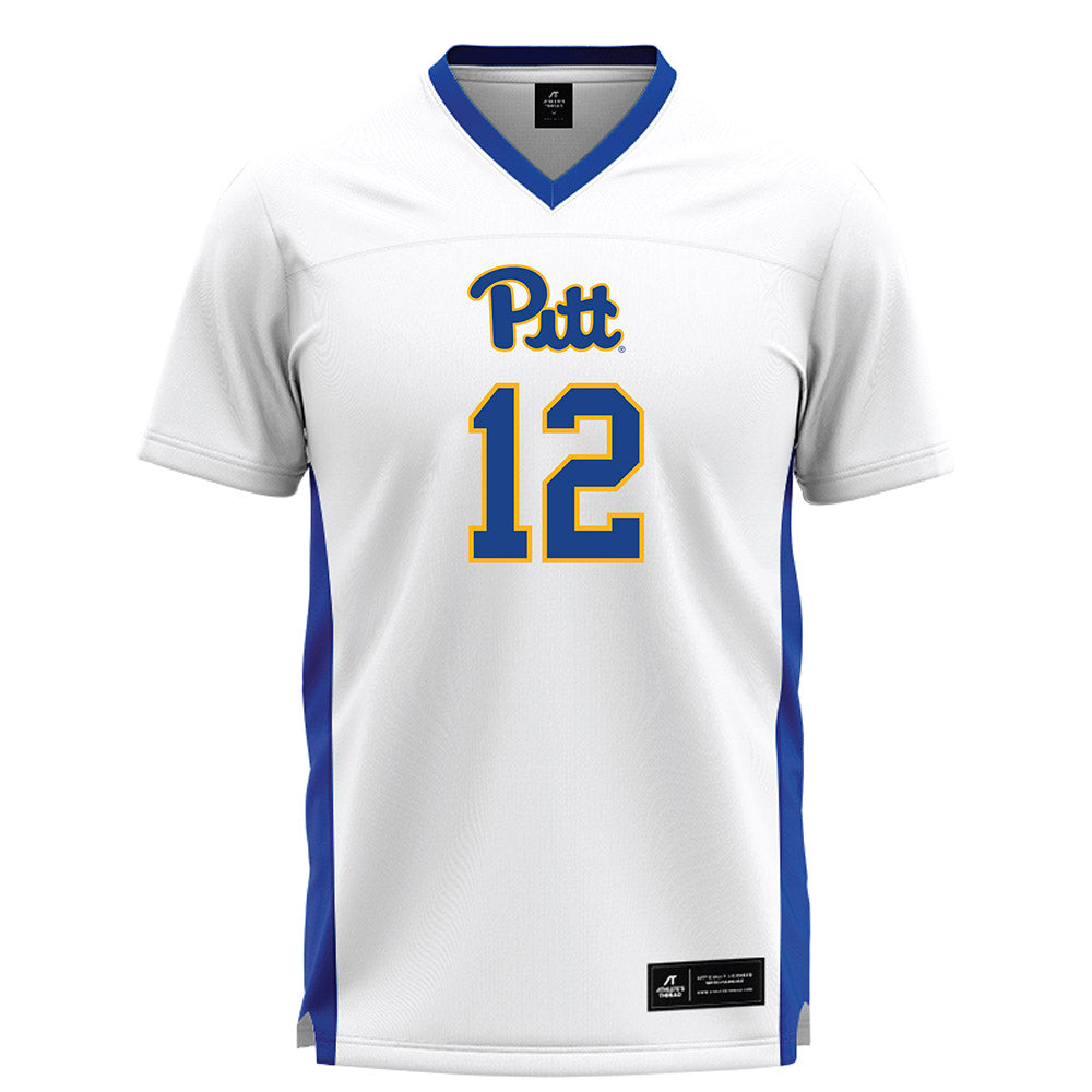 Pittsburgh - NCAA Women's Lacrosse : Lilly Comello - White Lacrosse Jersey -0