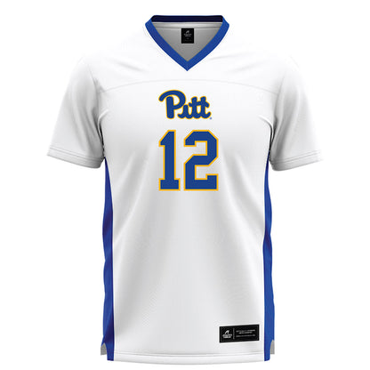 Pittsburgh - NCAA Women's Lacrosse : Lilly Comello - White Lacrosse Jersey -0