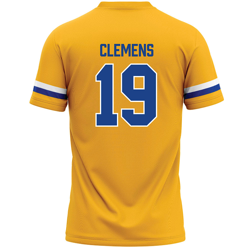 Pittsburgh - NCAA Women's Lacrosse : Emily Clemens - Yellow Lacrosse Jersey -1