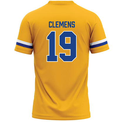 Pittsburgh - NCAA Women's Lacrosse : Emily Clemens - Yellow Lacrosse Jersey -1