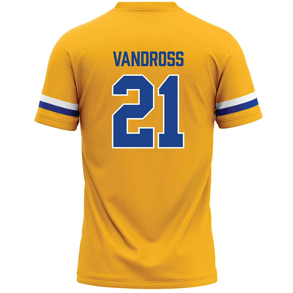 Pittsburgh - NCAA Women's Lacrosse : Madison Vandross - Yellow Lacrosse Jersey -1