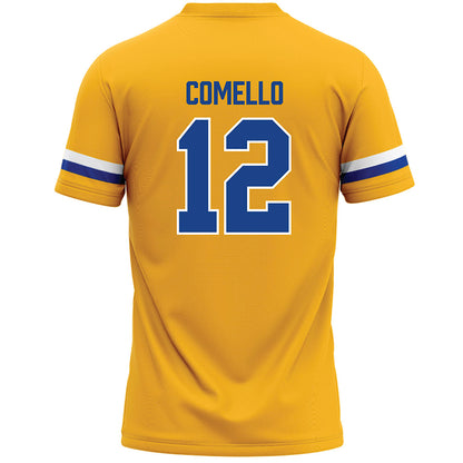 Pittsburgh - NCAA Women's Lacrosse : Lilly Comello - Yellow Lacrosse Jersey -1