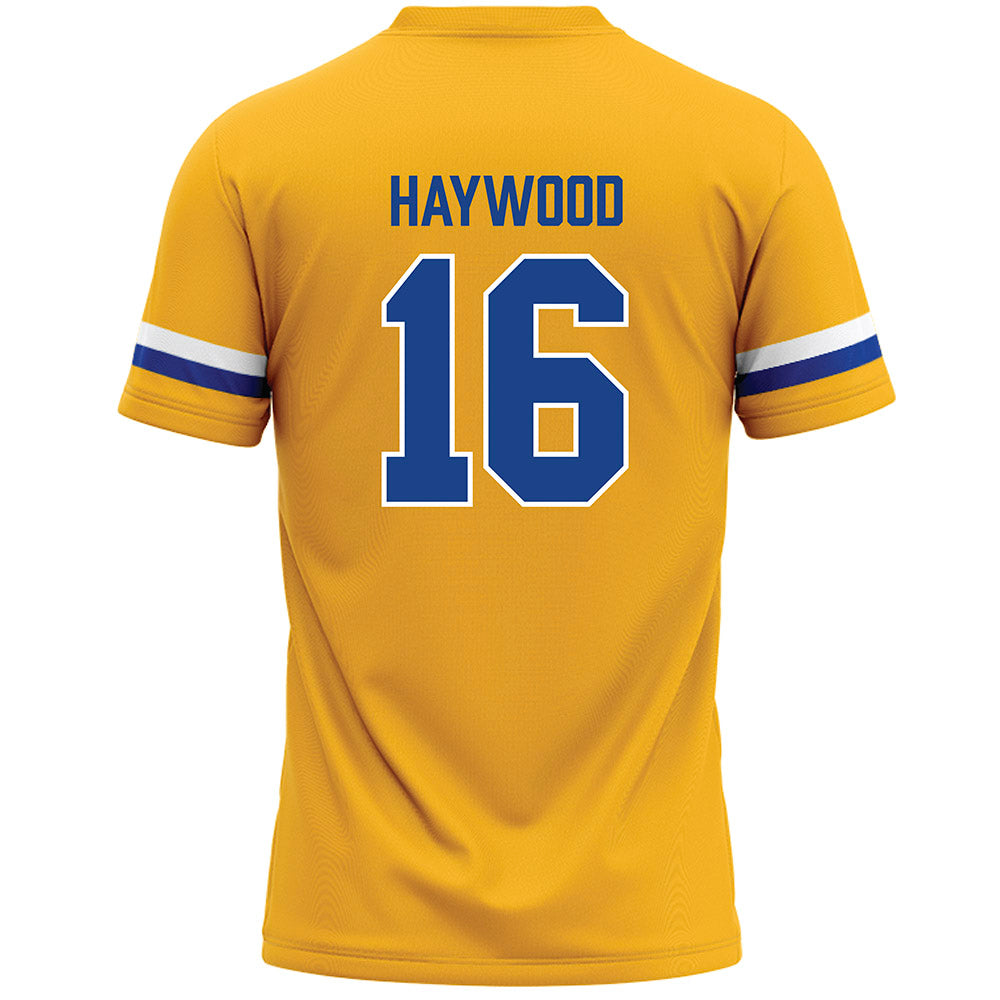 Pittsburgh - NCAA Women's Lacrosse : Amelia Haywood - Yellow Lacrosse Jersey -1
