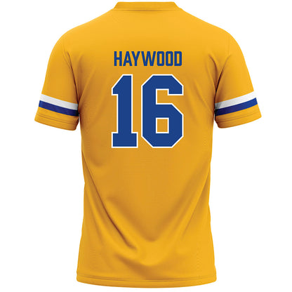 Pittsburgh - NCAA Women's Lacrosse : Amelia Haywood - Yellow Lacrosse Jersey -1