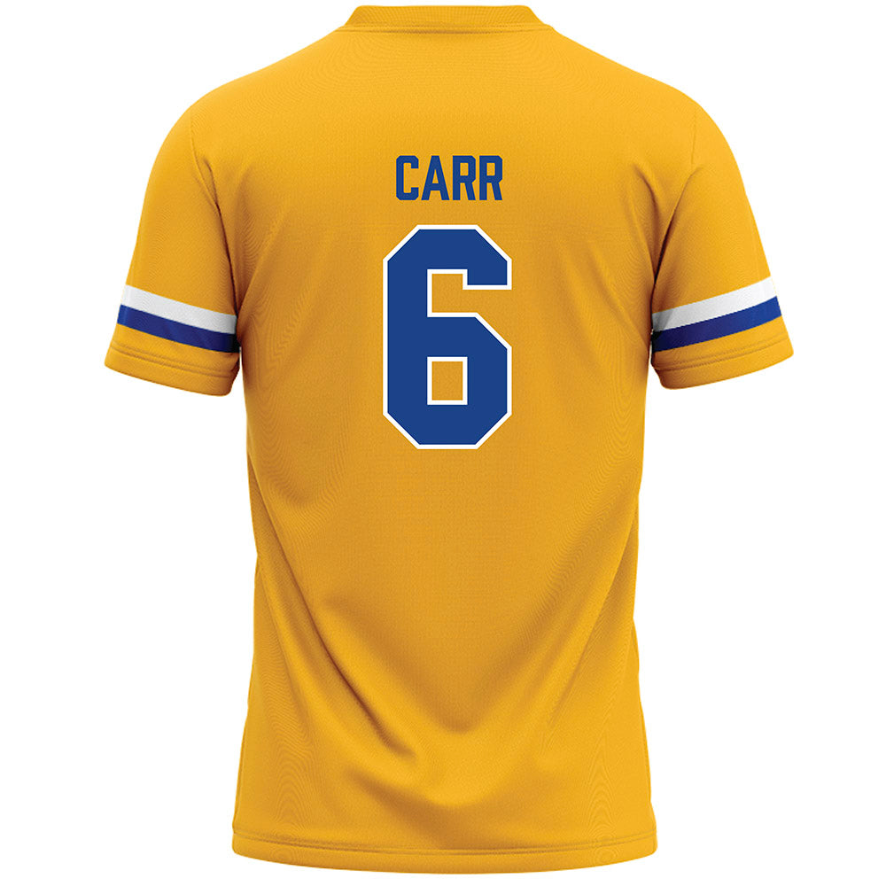 Pittsburgh - NCAA Women's Lacrosse : Aidan Carr - Yellow Lacrosse Jersey -1