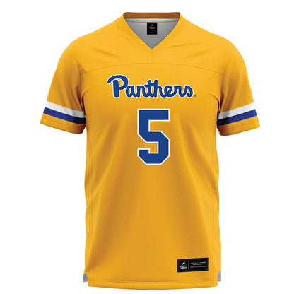 Pittsburgh - NCAA Women's Lacrosse : Madeline Mill - Yellow Lacrosse Jersey -0
