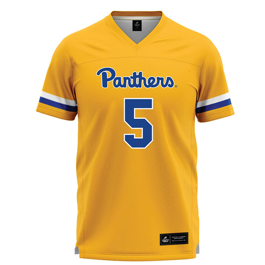 Pittsburgh - NCAA Women's Lacrosse : Madeline Mill - Yellow Lacrosse Jersey -0