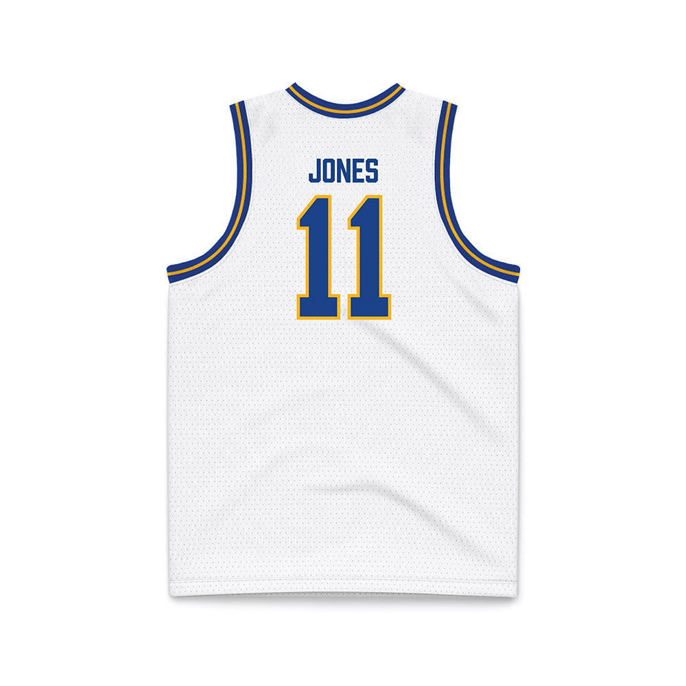 Pittsburgh - NCAA Women's Basketball : Angel Jones - White Basketball Jersey-1