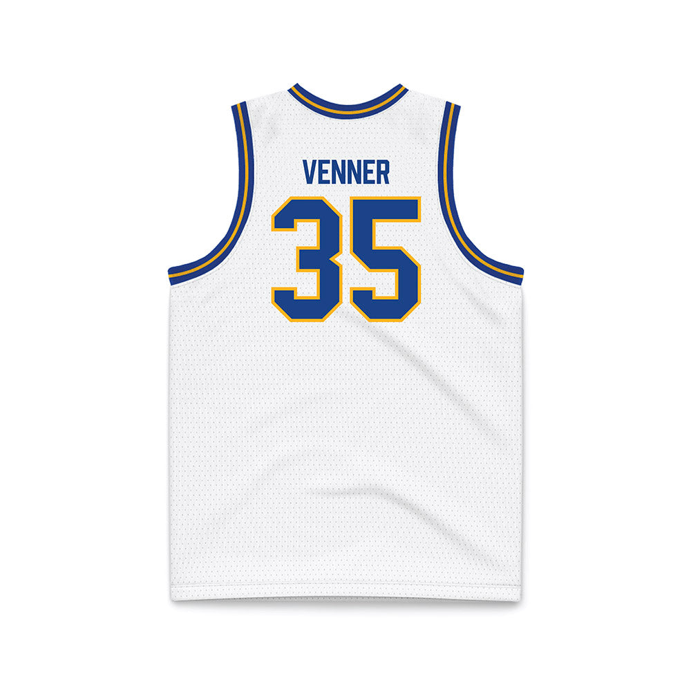 Pittsburgh - NCAA Women's Basketball : Meredith Venner - White Basketball Jersey-1