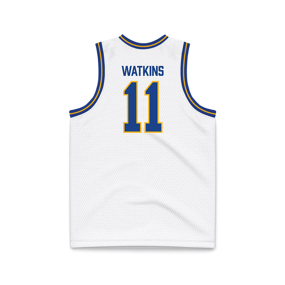 Pittsburgh - NCAA Women's Basketball : Avery Watkins - White Basketball Jersey-1