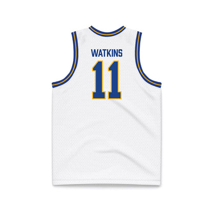 Pittsburgh - NCAA Women's Basketball : Avery Watkins - White Basketball Jersey-1