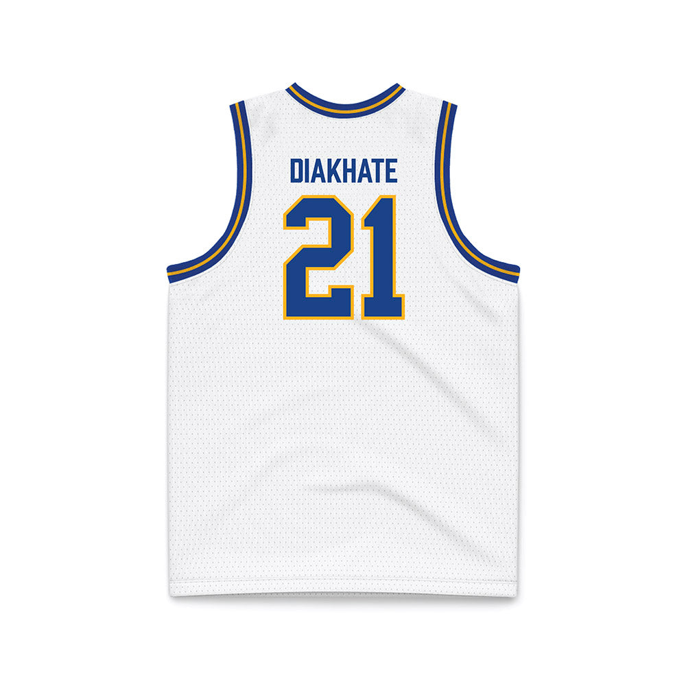 Pittsburgh - NCAA Women's Basketball : Fatima Diakhate - White Basketball Jersey-1