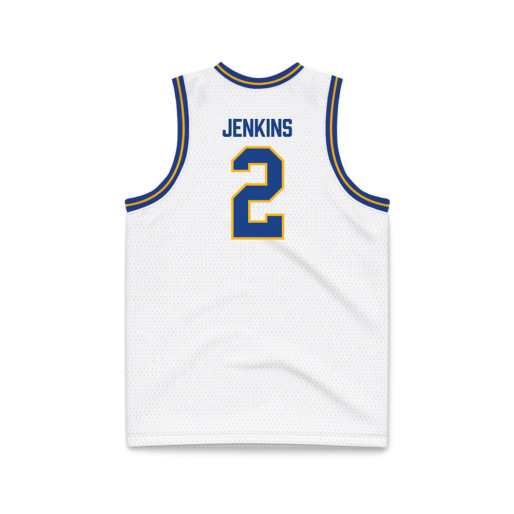 Pittsburgh - NCAA Women's Basketball : Amiya Jenkins - White Basketball Jersey-1
