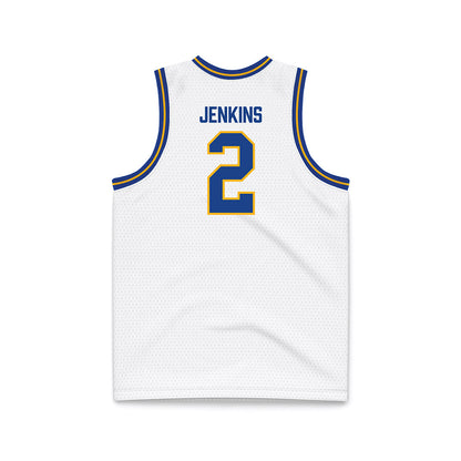Pittsburgh - NCAA Women's Basketball : Amiya Jenkins - White Basketball Jersey-1