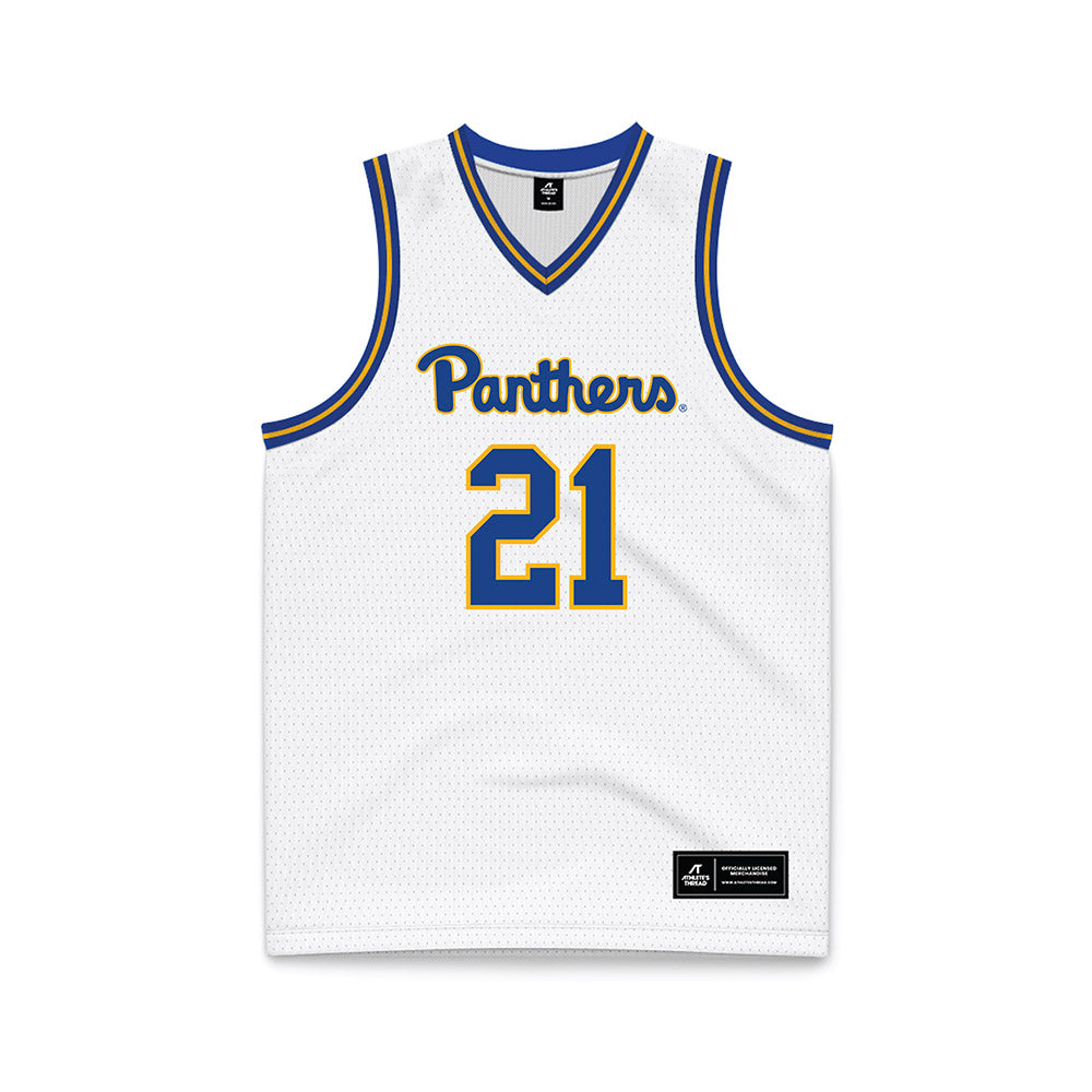 Pittsburgh - NCAA Women's Basketball : Fatima Diakhate - White Basketball Jersey-0