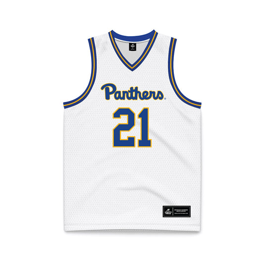 Pittsburgh - NCAA Women's Basketball : Fatima Diakhate - White Basketball Jersey-0