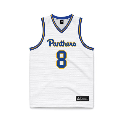 Pittsburgh - NCAA Women's Basketball : Carla Viegas - White Basketball Jersey-0
