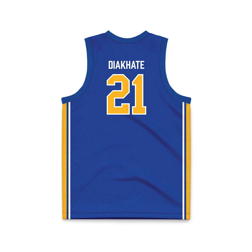 Pittsburgh - NCAA Women's Basketball : Fatima Diakhate - Blue Basketball Jersey-1