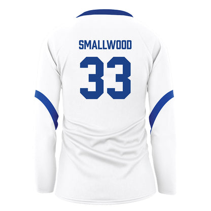 Pittsburgh - NCAA Women's Volleyball : Jessica Smallwood - White Volleyball Jersey-1