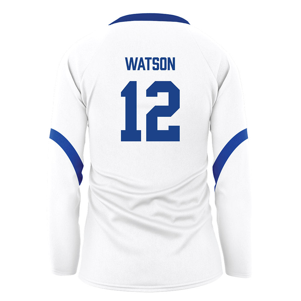 Pittsburgh - NCAA Women's Volleyball : Ayanna Watson - White Volleyball Jersey-1