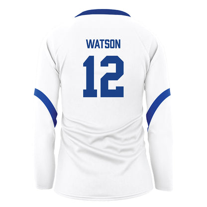 Pittsburgh - NCAA Women's Volleyball : Ayanna Watson - White Volleyball Jersey-1