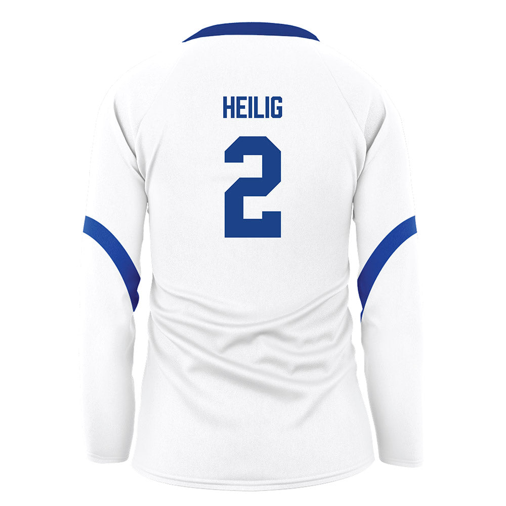 Pittsburgh - NCAA Women's Volleyball : Maaike Heilig - White Volleyball Jersey-1