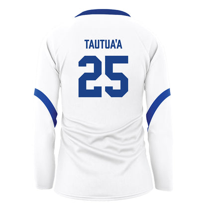 Pittsburgh - NCAA Women's Volleyball : Haiti Tautua'a - White Volleyball Jersey-1