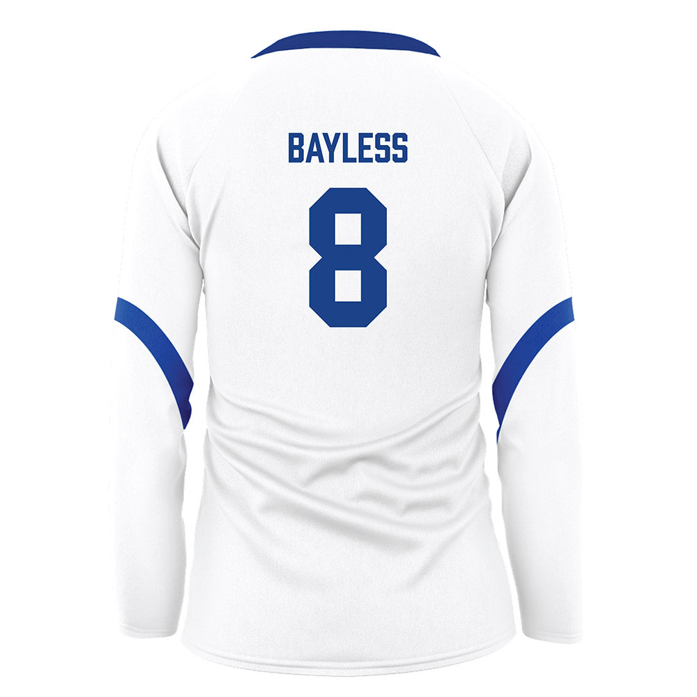Pittsburgh - NCAA Women's Volleyball : Blaire Bayless - White Volleyball Jersey-1