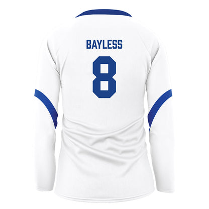 Pittsburgh - NCAA Women's Volleyball : Blaire Bayless - White Volleyball Jersey-1