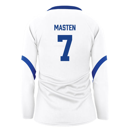 Pittsburgh - NCAA Women's Volleyball : Izzy Masten - White Volleyball Jersey-1