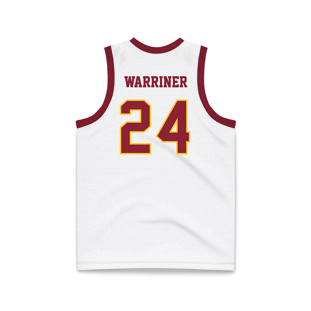 Iowa State - NCAA Men's Basketball : Test Warriner - White Basketball Jersey-1