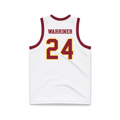 Iowa State - NCAA Men's Basketball : Test Warriner - White Basketball Jersey-1
