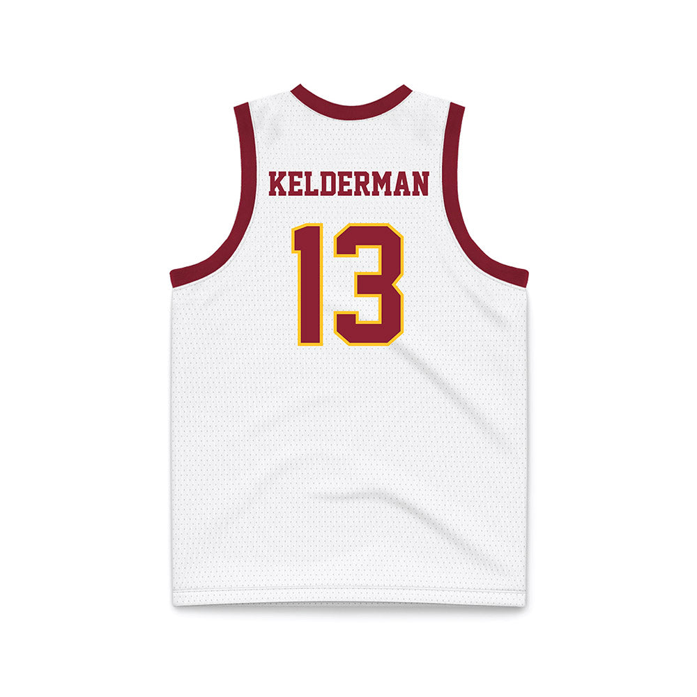 Iowa State - NCAA Men's Basketball : Cade Kelderman - White Basketball Jersey-1