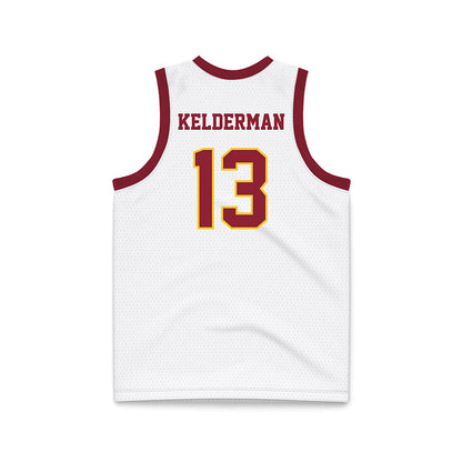 Iowa State - NCAA Men's Basketball : Cade Kelderman - White Basketball Jersey-1