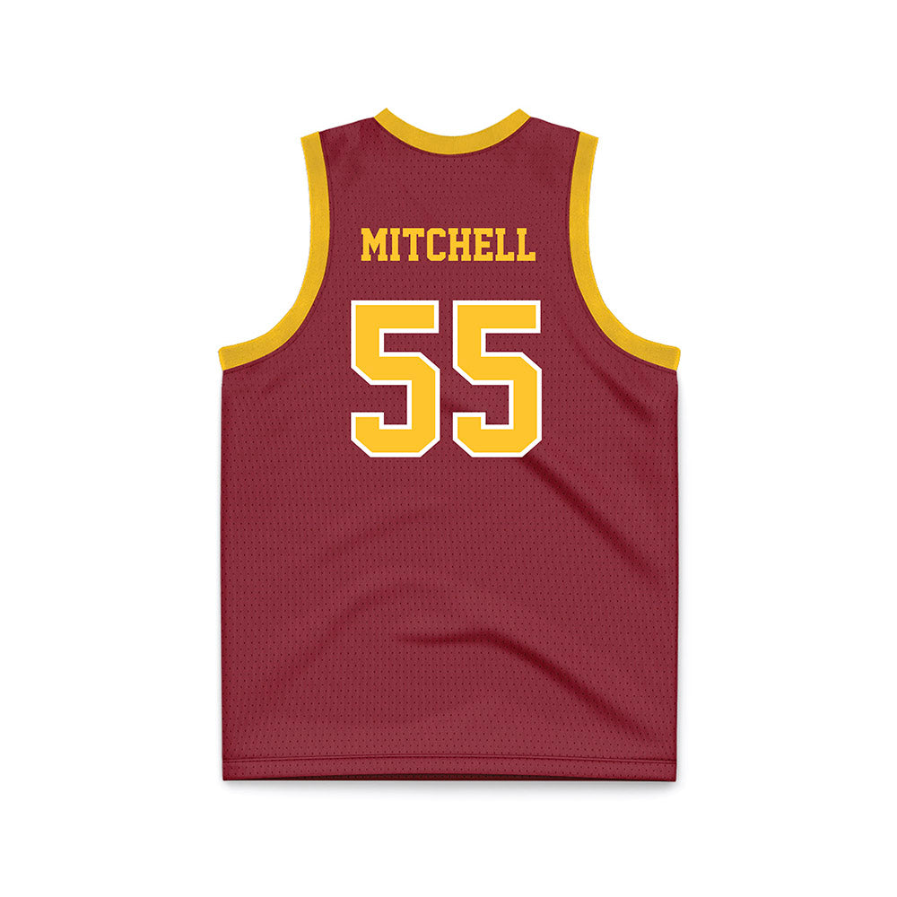 Iowa State - NCAA Men's Basketball : Xzavion Mitchell - Red Basketball Jersey-1