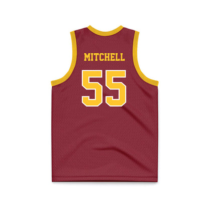 Iowa State - NCAA Men's Basketball : Xzavion Mitchell - Red Basketball Jersey-1