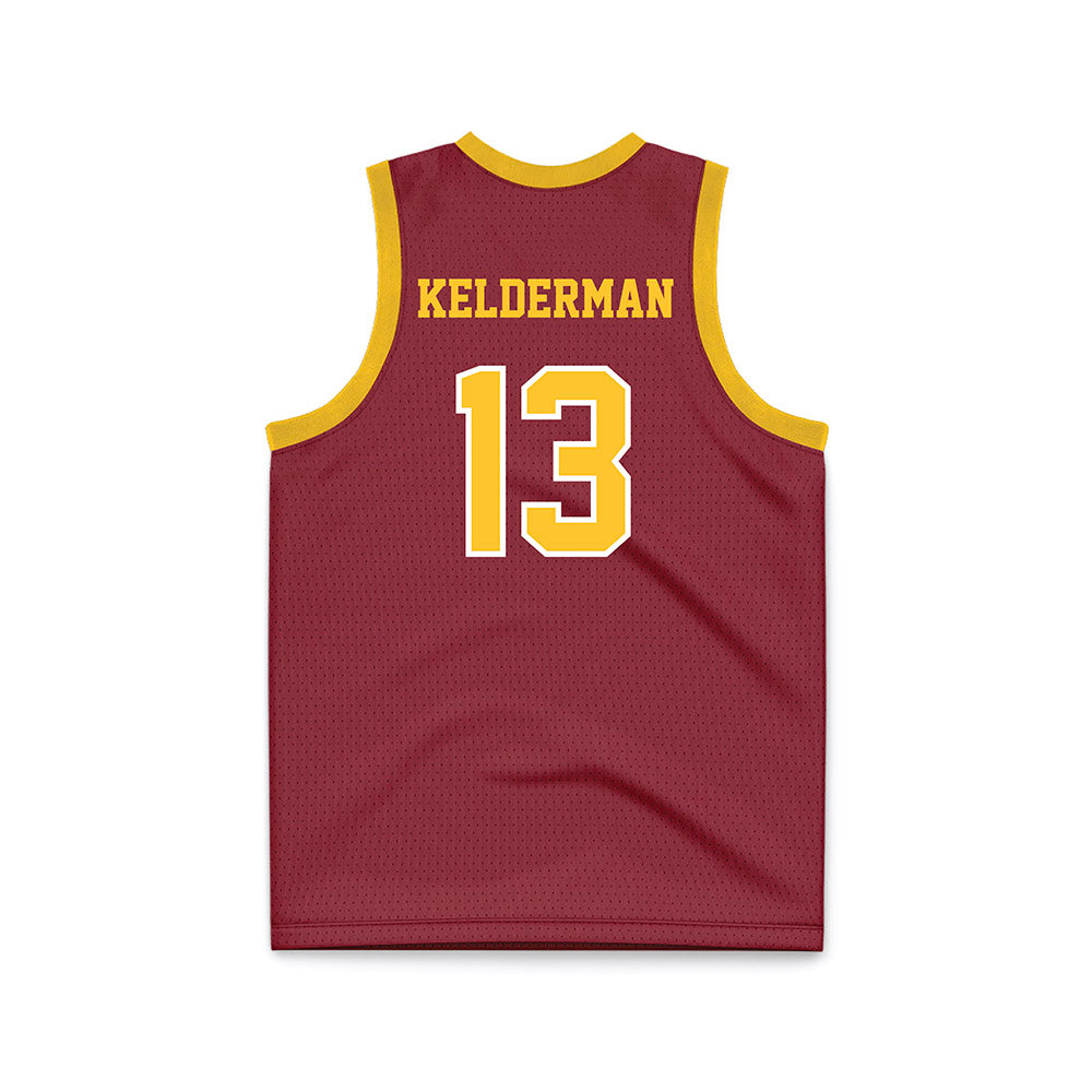 Iowa State - NCAA Men's Basketball : Cade Kelderman - Red Basketball Jersey-1