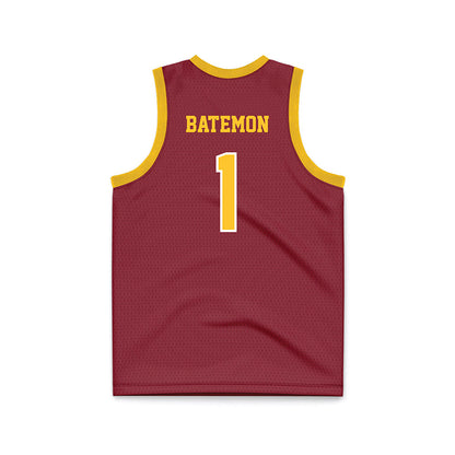 Iowa State - NCAA Men's Basketball : Jamarion Batemon - Red Basketball Jersey-1