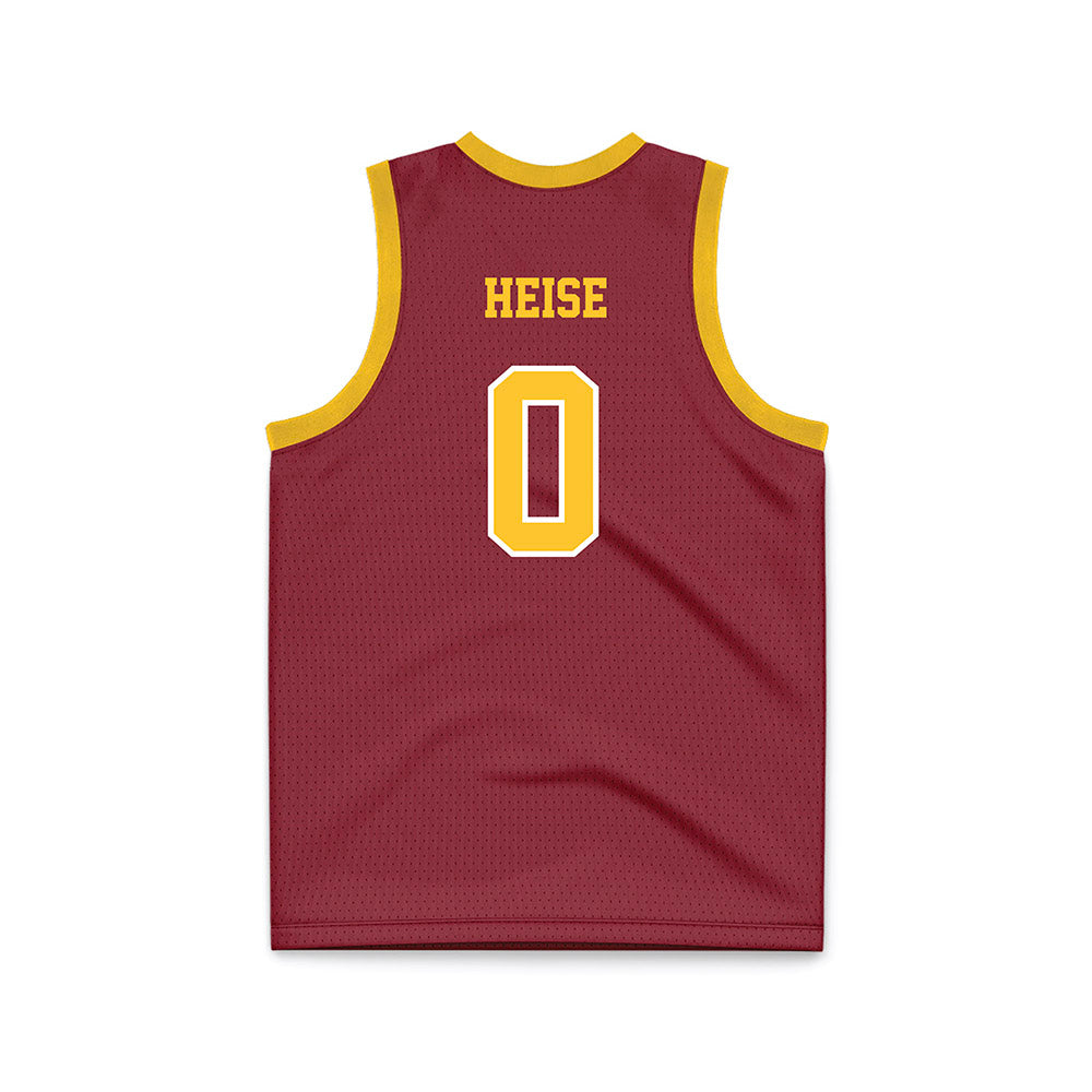 Iowa State - NCAA Men's Basketball : Nate Heise - Red Basketball Jersey-1