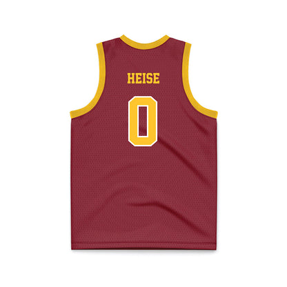Iowa State - NCAA Men's Basketball : Nate Heise - Red Basketball Jersey-1