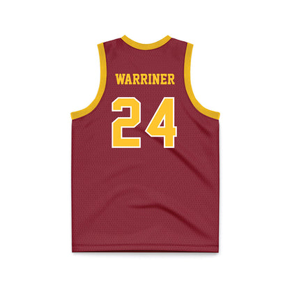 Iowa State - NCAA Men's Basketball : Test Warriner - Red Basketball Jersey-1