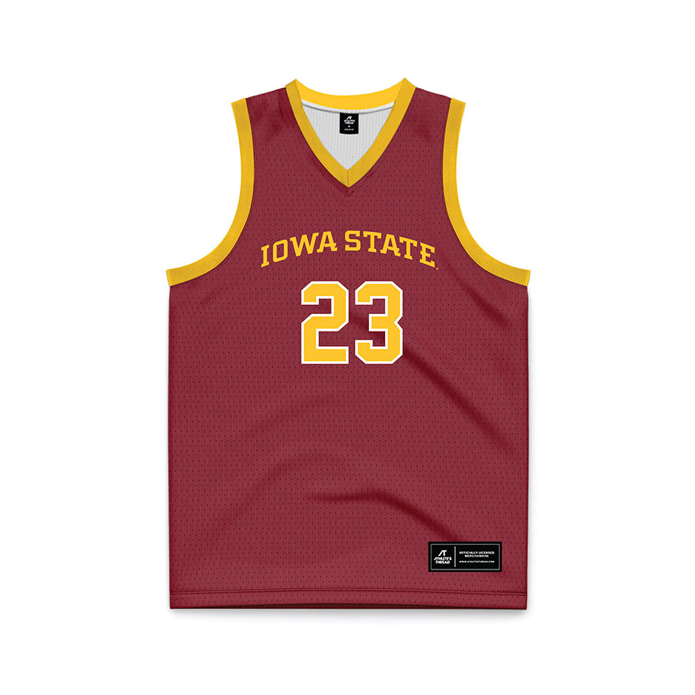 Iowa State - NCAA Men's Basketball : Blake Buchanan - Red Basketball Jersey-0