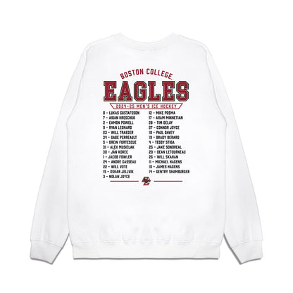 Boston College - NCAA Men's Ice Hockey : Roster Premium Crewneck Sweatshirt-1